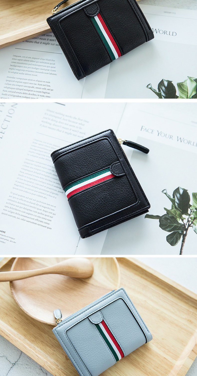Mini Women Wallet Cute Lady Leather Bag with Zippered Card Wallet and Elegance Design