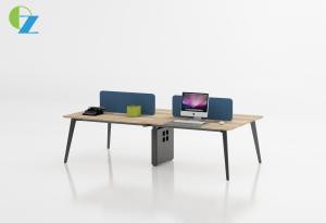 Wholesale Four Person Wooden Office Furniture Workstation For Staff from china suppliers