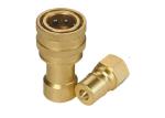 Brass Quick Release Hydraulic Fittings , KZD Series Quick Release Hydraulic