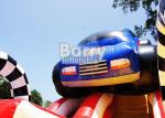 Giant Colorful Children 18ft Patriot Monster Truck Inflatable Slide With CE