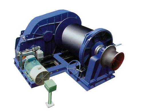 Horizontal Arrangement Marine Hydraulic Anchor Winch with Single Drum , Steel