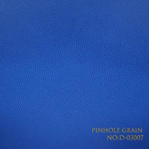 Wholesale Cowhide Pattern Blue Art Paper PVC Coated For Wrapping from china suppliers