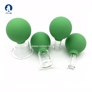 Wholesale 4pcs 15/25/35/55mm Rubber Massage Body Cups Vacuum Cupping Glasses Face Skin Lifting Body Facial Cups from china suppliers