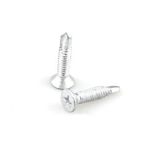Wholesale Sus410 Sus316 Cabri Screw Terrace Bi Metal A4 Ruspert Flat Head Self Drilling Screw St4.8 from china suppliers