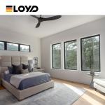 Victorian Low-E glass Aluminum Windproof Casement Windows Replacement For Living