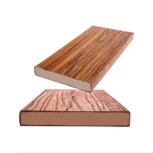 Wholesale 140*25mm/140*20mm PVC/WPC Outdoor UV Resistant Wood Plastic Composite Decking Flooring from china suppliers