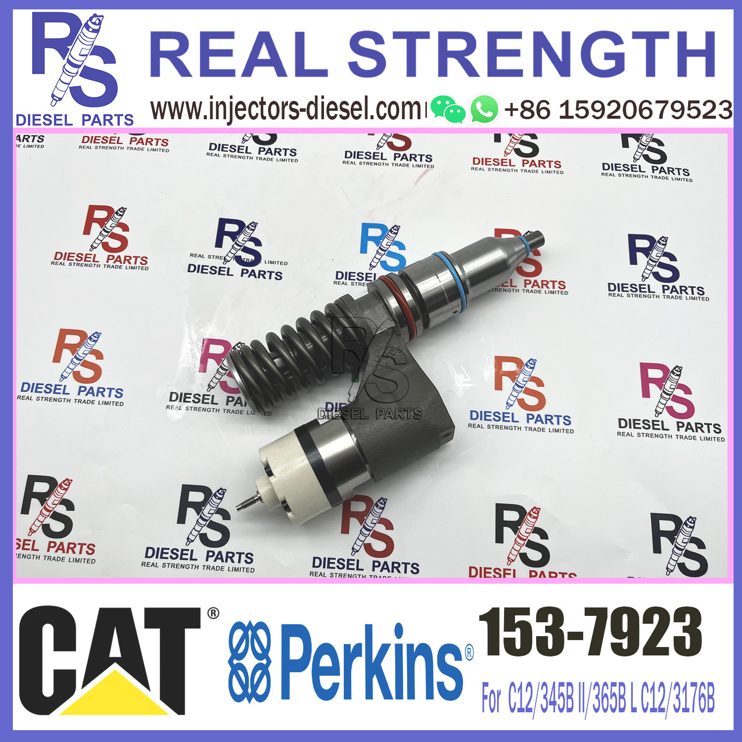Diesel Common Rail Injector 153-7923 1537923 0R-9595 0R9595 for Diesel C12 Engine