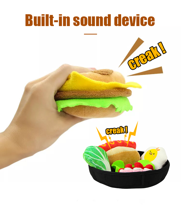 Upgrade Your Pet's Playtime with 2022 Dog Breakfast Toy Interactive Plush Hide Seek Tooth Cleaning Dog IQ Intelligent Toy