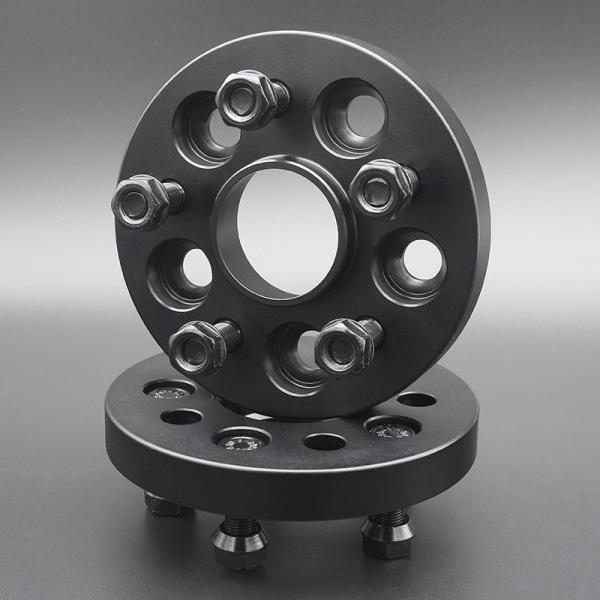 Fully Black Hubcentric Forged Aluminum Wheel Spacers For SUBARU Bolt Pattern