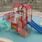Parent-child Theme Play Station Equipment, Kids' Water Park Playground For 30