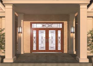 Wholesale Custom Front Entry Door Glass , Colored Decorative Glass Panel For Door from china suppliers