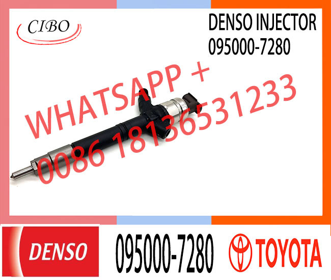 Diesel injector 23670-09210 DCRI107640 Factory Supplying Top Quality Common Rail Injector 0950007280 095000-7280