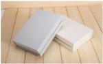 Magnetic Lid Closed Paper Packing Box OEM Book Shape Varnish Finishing