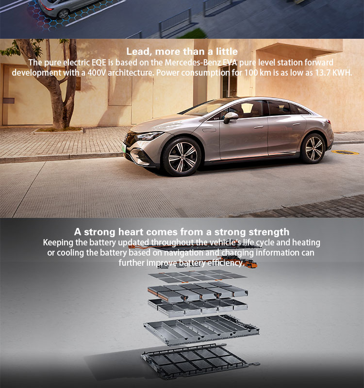 2023-2024 Luxury Benz EV Mercedes EQE Pure Electric Vehicle Fast Cars Part of Energy Vehicles Category Made In Henan