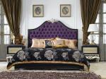 OEM ODM ISO14001 Luxury Style Classic Wooden Bedroom Set 4 Piece Customized