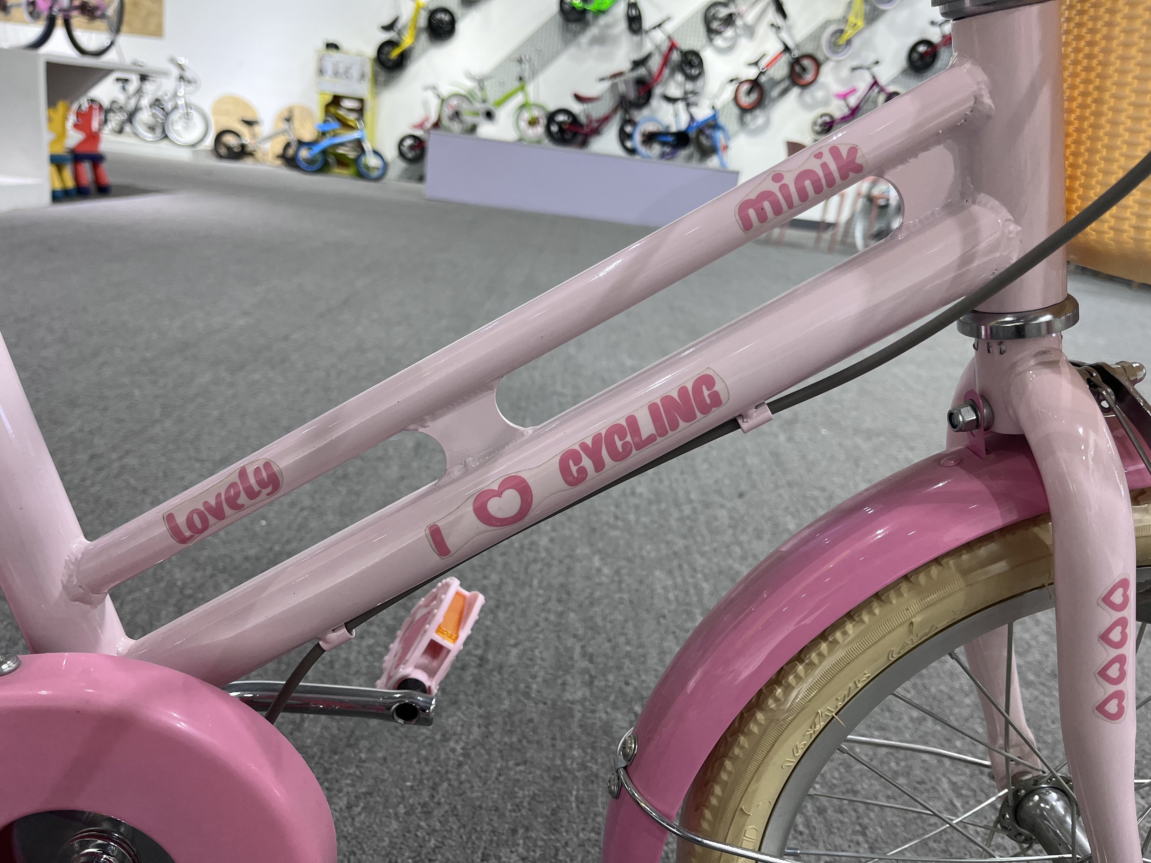 5 To 10 Years Old 16 Inch Bike With Training Wheels OEM