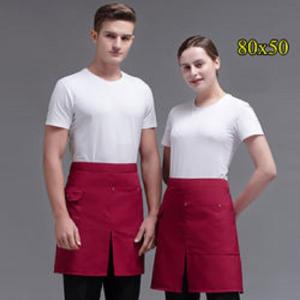 Wholesale manufacture Custom Logo and Printing high quality Waist and bib unisex Apron For Kitchen Restaurant Coffee Shop Waiter Apron from china suppliers