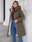 Stylish Mid Length Woman Down Jacket For Fashionable Women
