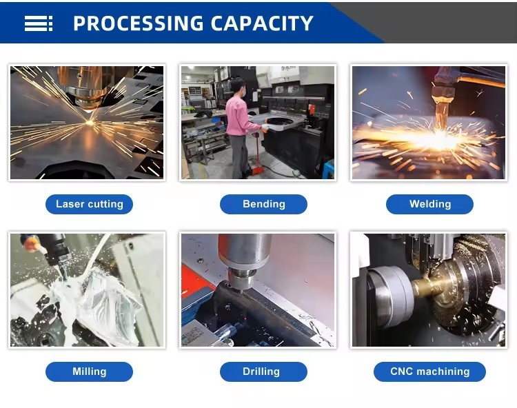 OEM High Precision Stainless Steel Bending Parts Stamping Aluminum Sheet Metal Fabrication