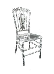 Wholesale hot sale high quality good price stackable acrylic wedding chair 4pcs/carton from china suppliers