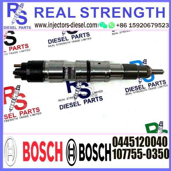 Common Rail Diesel Fuel Injector 107755-0350 For DOOSAN Excavator DX340 DX350