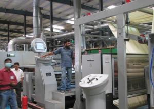 Wholesale Thermal Oil Heated Fabric Finishing Machine , Automatic Door Textile Finishing Equipment from china suppliers