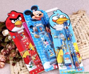 Wholesale 10 in 1 Popular Combined Plastic Stationery Gift Set Office Stationery Set from china suppliers
