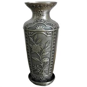 Wholesale Steel Flower Vase Aluminum Galvanized Metal Vase For Living Room from china suppliers