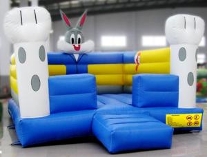 Wholesale Inflatable Bouncer / Inflatable Rabit 0.5MM PVC tarpaulin bouncer 4x4m from china suppliers