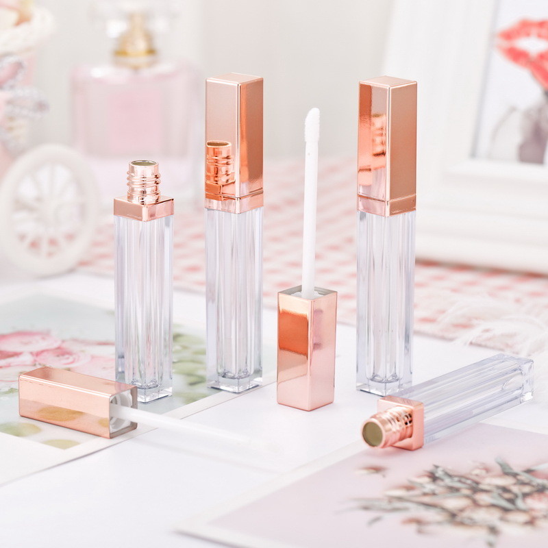5ml 7ml Empty Lip Gloss Tube With Brush Applicator OEM ODM