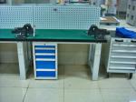 Powder Coating Stainless Steel Industrial Workbenches With Drawers
