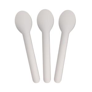 Wholesale Disposable Paper Biodegradable Cutlery Spoon Durable 160mm For Catering from china suppliers