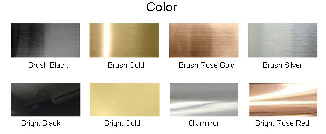 Stainless Steel U Channel Strip , Wall Transition Strips 8k Mirror Finish OEM ODM