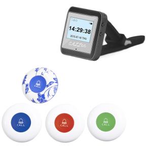 Wholesale watch pager 4 colors for choose Silica gel key call button for restaurant from china suppliers