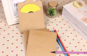 Wholesale CD packing bags，CD Kraft paper bags,CD package of paper from china suppliers