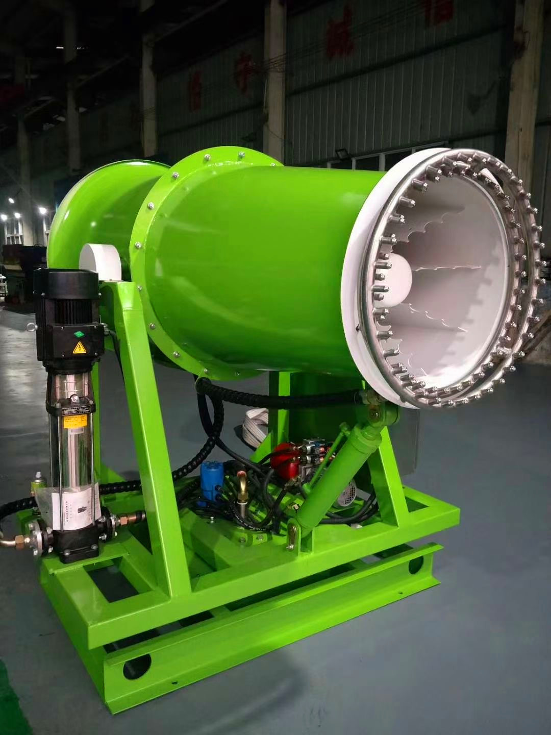 Noise Reducing Water Mist Cannon 1600*1400mm Base Dust Removal