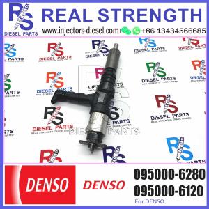 Wholesale Diesel Common rail Injector 095000-6280 6219-11-3100 for excavator SAA6D170 HD785-7 PC650-8R from china suppliers