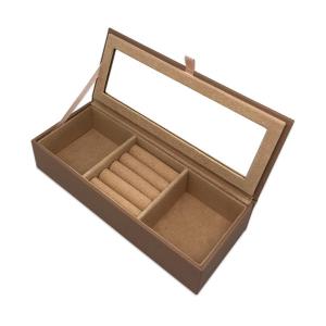Wholesale PU Leather Hot Stamping Jewelry Gift Boxes For Necklace from china suppliers