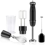 Powerful DC Motor Hand Blender , Stainless steel Black Stick Blender 400W