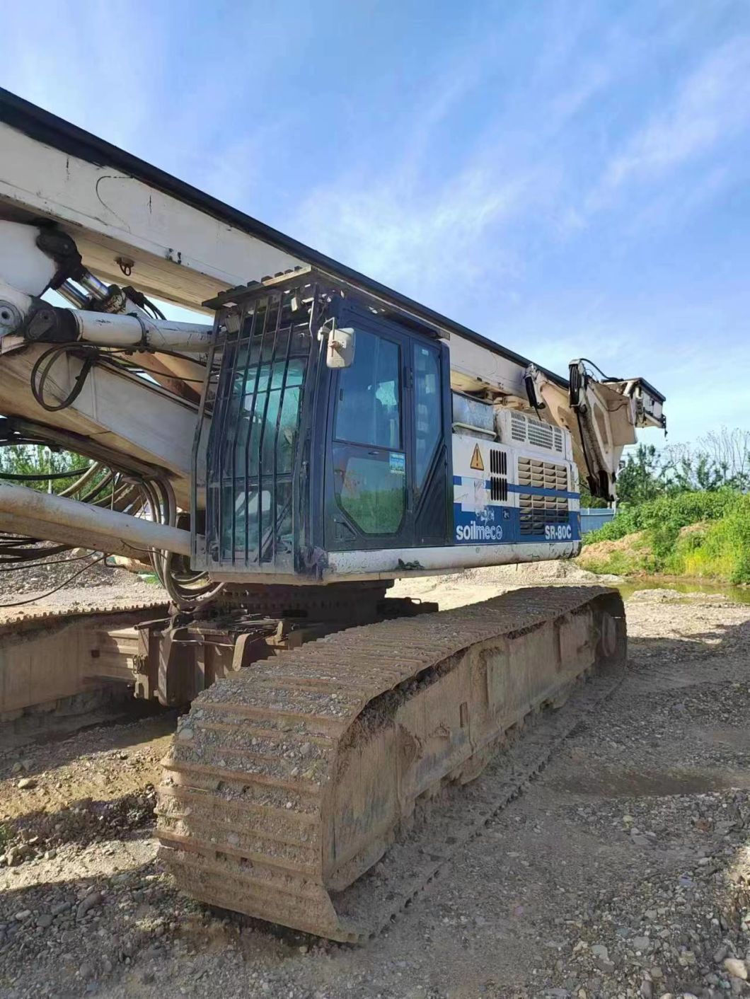 2012 Solimec Sr80 Hydraulic Rotary Drilling Rig Core Barrel Rock Drill Foundation Construction Equipment Used Drill Rig