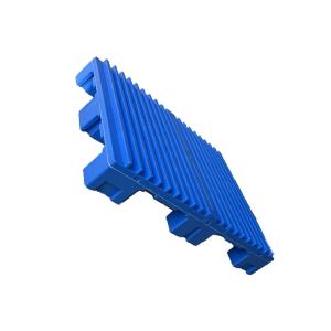 Wholesale HDPE 1060x750 Rackable Plastic Pallets 4000Kg Logistics Double Faced from china suppliers