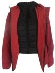 Detachable Hood Mens Warm Waterproof Coat Polyester Lining Heavy Duty