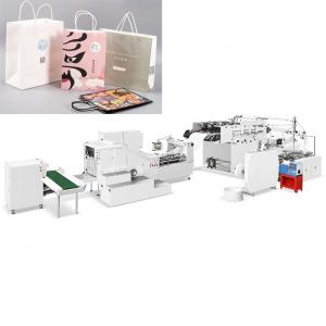 China 60-180mm Square Bottom Paper Bag Sealing Machine For Shopping Bags on sale