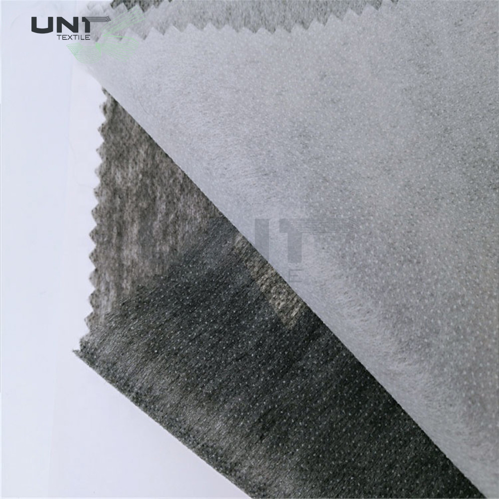 20% Polyester / 80% Nylon Non Woven Interlining Fabric , Paste Interlining Material