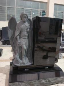 Wholesale Granite hand carved fairy statue tombstone from china suppliers