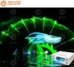 Interactive Projection Mapping Outdoor Lake Fountain Water Screen Outdoor Water