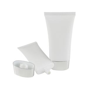Wholesale cosmetic plastic round tube for cleanser with flip cap manufacturer packaging from china suppliers