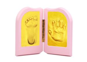 Wholesale Boys / Girl Baby Clay Frame , Golden Hand And Foot Impression Memory Keepsake Kit from china suppliers