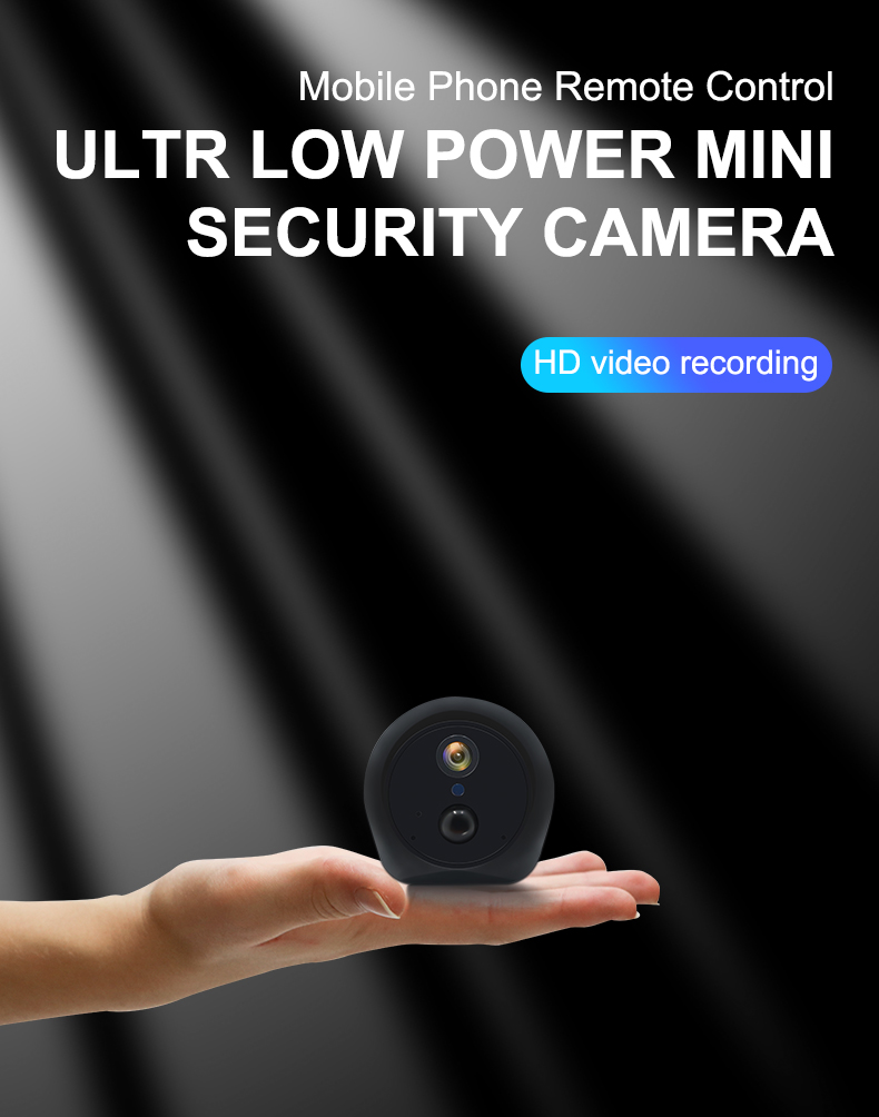 Vandal Proof Tuya App Camera IR 10M Full HD Smart Camera Black