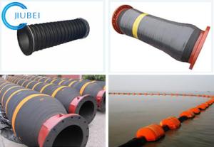 Wholesale Flexible Dredging Hose Dredger Discharge Sand Mud Hydraulic Rubber Hose 10inch 11.8M from china suppliers